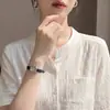 Camisa minimalista de manga corta para mujer con cuello mao, hipoalergénica, transpirable, ligera, nuevo estilo de verano, adecuada para usar en capas, se puede llevar como capa base o como prenda exterior