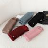 Guantes de Punto de Color Sólido Estilo Japonés, Tres Formas de Usar, Dedos Destapables, Pantalla Táctil, Cálidos para Invierno y Resistentes al Frío