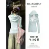 Jaqueta curta de moletom slim fit para mulheres, nova coleção de outono 2026, top justo que afina a cintura, estilo coreano de outono, estilo fino para primavera e outono