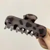 Presilha de Cabelo Imitação Acetato Estilo Francês na Cor Tartaruga, Presilha de Garra de Alta Qualidade para Mulheres, Acessório de Cabelo de Luxo para a Parte de Trás da Cabeça, Modelo Novo