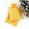 Bolsa de linho com texto para joias, bolsa de carvão de bambu, presente de Natal, bolsa para armazenamento de bolinhos de arroz e vinho tinto, pedido em atacado
