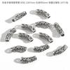 Venta directa de Amazon, venta al por mayor, joyería artesanal de bricolaje, pulsera de aleación de plata antigua, accesorios de codo, colgante, hebilla de conexión
