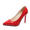 Verano 2025 Nuevo Punta Fina Tacón de Aguja Boca Baja Dopamina Ropa Exterior Elegante Versátil Zapatos de Trabajo Slip-On Tacones Altos