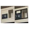 Adecuado para 06-13 Toyota RAV4 antiguo RongFang marco del interruptor de ajuste del espejo retrovisor accesorios interiores fibra de carbono real
