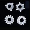 Anillo de cuentas de doble fila con anillo de cuentas de interés anillo para prepucio funda de cuentas funda para pene anillo de partículas anillo de goma blanda anillo de silicona
