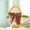Bolsa de presente infantil para primeiro aniversário, bolsa caixa de presente para celebração de um mês de nascimento de bebê, caixa de doces para lembrancinha de festa de aniversário, bolsa portátil para doces