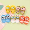Lindas Zapatillas de Monstruo Haipai de Dibujos Animados Llavero de Pegamento de Crema DIY Material para Pasador de Pelo Adornos de Joyería de Resina