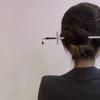 Horquilla de Estilo Antiguo Chino, Horquilla de Espada, Horquilla Sencilla de Metal de Alta Gama para Mujer, Horquilla en la Parte Posterior de la Cabeza, Accesorios para el Cabello