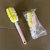 Cepillo para Tazas de Hogar para Lavar Tazas y Biberones, Cepillo Limpiador de Tazas de Mango Largo con Cabezal de Cepillo Reemplazable, Venta al por Mayor