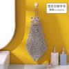 Toalha de Mão Transfronteiriça Chenille Animal de Desenho Animado Banheiro Lavagem das Mãos Casa Cozinha Infantil Pendurada Toalha Absorvente