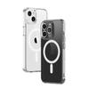 Funda transparente dos en uno con succión magnética para iPhone 15, comercio exterior, protección anticaídas para iPhone 12pro