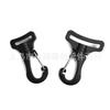 Hebilla giratoria de plástico de 25/38 mm para colgar rápidamente bolsas, hebilla de conexión de ajuste de cinta para mochila, gancho de montañismo de hierro