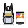 Mochila Transparente Impermeável para Campo Esportivo Europeu e Americano Bolsa de Cosméticos de Viagem Grande Capacidade Mochila Escolar para Estudante Bolsa de Cosméticos de PVC