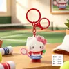 Nuevo Llavero de Dibujos Animados de Gato KT Mao Doufu Colgante de Muñeca de Gato Pequeño Encanto para Bolso Regalo Pequeño para Estudiante