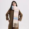Bufanda a Cuadros Jk Atmosférica Estilo Nuevo 2026 para Mujer, Bufanda Cálida Versátil Estilo Coreano de Invierno, Regalo para Estudiante, Chal de Moda