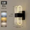 Luz Lineal Guía de Luz Barra LED Mariposa Estancia en Casa Lujo Ligero Creativo Sala de Estar Dormitorio Mesita de Noche Hotel Internet Rojo Lámpara de Pared de Pared
