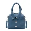 Bolsa de Mão com Design de Nicho Estilo Coreano para Mulheres, Nova Bolsa Casual de Camisa da Moda 2025, Bolsa Transversal Simples e Moderna