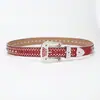 Cinturón de Pedrería para Hombre, Venta Caliente Transfronteriza Estilo Y2K, Decoración de Cinturón para Mujer, Moda Europea y Americana, Cinturón de Jeans Personalizado con Tachuelas de Pedrería
