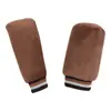 Cubierta de Palanca de Cambios y Freno de Mano de Felpa para Coche con Transmisión Manual, Set de Manijas de Palanca de Cambios, Cubierta de Palanca de Cambios de Invierno