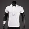 Camisa Polo Rudolph Desodorante Secado Rápido Logo Personalizado Waffle Transpirable Absorbe el Sudor Deportivo Cuello Polo Manga Corta