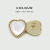 Botones Metálicos con Borde Dentado en Forma de Corazón Botones de Ojo de Gato Blanco Corazón de Melocotón Tops para Mujer Traje Ropa de Abrigo Chaqueta Suéter Botones de Corazón