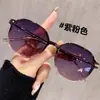 Gafas de Sol de Marco Grande para Mujer, Protección Solar y Protección UV, Nuevo Estilo Trendy 2026, Efecto Adelgazante para Caras Grandes, Gafas de Sol de Gama Alta al por Mayor