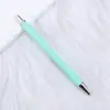 Caneta Esferográfica com Adesivo de Pressão Nova Caneta de Presente Cor Sólida Criativa Caneta Publicitária Caneta Esferográfica de Presente Pode Ser Impressa com Logo Atacado