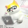 Accesorios de Resina de Gato Perezoso Grande Lindos DIY Pegamento de Crema Funda para Teléfono Móvil Accesorios para el Cabello para Niños Taza de Agua Pegatinas de Papelería