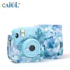 Adequado para bolsa de câmera Polaroid mini11 camuflada, estojo protetor de câmera PU, bolsa de ombro, estojo de armazenamento, personalização de processamento
