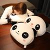Atacado de fábrica boneco panda gigante tridimensional aquecedor de mãos travesseiro brinquedo de pelúcia curto fofo de dupla finalidade presente para casal