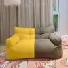 Sofá perezoso, sofá tatami, de dos plazas para apartamentos pequeños, estilo nórdico, rojo, lindo, sofá cama puf engrosado