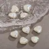 2026 Nuevos Accesorios para Collares DIY de Perlas de Imitación de Agua Salada de 12 mm con Forma de Corazón Irregular y Agujero Pasante, de Alta Gama, con Forma de Diosa