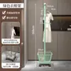 Arara de Roupas, Cabideiro Vertical de Chão para Quarto Estilo Luxo, Armazenamento Doméstico, Carrinho Móvel de Armazenamento de Roupas para Sala de Estar