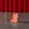 Figurilla de Unicornio Bestia Mítica Estilo Chino Escritorio Coche Pequeño Adorno Resina Luminosa Accesorio DIY Adorno de Unicornio