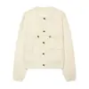 Z Estilo Europeo Transfronterizo 2026 Nueva Moda Elegante Ropa para Mujer al por Mayor Suéter de Punto de Manga Larga con Cuello Redondo Abrigo 9598009