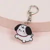 Mochila Escolar Fofa Ins Coelho Fofo Desenho Animado Pingente Acessórios de Presente Cachorrinho Coreano Acrílico Chaveiro Atacado
