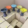 2023 Nuevo Recipiente Grande de Humo de Cinco Colores con Agujero Mediano Esmaltado de Cerámica con Gancho de Papel de Estaño de Carbono Accesorios para Hookah Tazón para Hookah