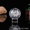 Bola de Cristal Burbuja Característica de Agua de Oficina Decoración para el Hogar Bola de Cristal Transparente K9 Buena Suerte Esfera Creativa de Escritorio