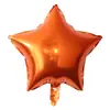 Globo de papel de aluminio de estrella de cinco puntas de 18 pulgadas impresión de logo publicitario cumpleaños boda tienda diseño impresión bola al por mayor