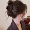 Marrón Chocolate~ Pinza para el Cabello Pinza Tiburón para Mujeres 2026 Nuevo Estilo Pinza de Otoño de Gama Alta Pinza para la Parte Posterior de la Cabeza Accesorio para el Cabello