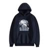 Cross-border New senpai Around Hot Autumn and Winter Casual Loose Hooded Sweatshirt para homens e mulheres