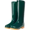 Botas de lluvia para mujer estilo coreano: Opciones de caña alta, media, corta y baja, zapatos de agua de moda para mujer, antideslizantes, botas de lluvia impermeables