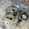 Accesorios para Kart de Derrape de Cuatro Ruedas Modificado DIY Volante Delantero Volante Trasero Eje Trasero Neumático Liso de 5 Pulgadas Asiento con Cojín