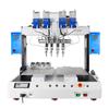 Máquina de Soldadura de Cuatro Piezas Totalmente Automática de Escritorio de Cuatro Posiciones para Tarjetas de Circuito Soldadura de Alta Frecuencia con Robot de Soldadura Rotatorio