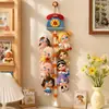 Correa de almacenamiento para colgar en la pared para muñecas, no requiere taladro, expositor de pared para figuras, colgantes de caja sorpresa, figuras en forma de estrella y perchero para detrás de la puerta