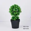 Planta Verde Grama Artificial Bola Bola de Grama Artificial Plástico Artificial Flor Artificial Vaso com Bola de Grama Bonsai Decoração de Casa Interna e Externa Ornamentos Criativos