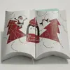 Al por mayor spot transfronterizo caja almohada de embalaje navideño caja almohada de alce navideño caja de regalo embalaje de dulces