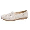Zapatos de Madre de Mediana Edad y Anciana Verano Nuevo Suela Blanda Antideslizante Zapatos de Enfermera Zapatos de Mujer Estilo Coreano Versátil Zapatos Huecos Transpirables