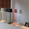Lámpara de Mesa Alta Popular Transfronteriza de Amazon Táctil Recargable Adornos de Mesita de Noche de Restaurante Lámpara de Atmósfera Creativa Luz de Noche