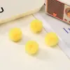 Suministro directo de fábrica bola de pelo acrílica de color alta elasticidad bola de pelo de cachemira juguete hecho a mano DIY llavero accesorios